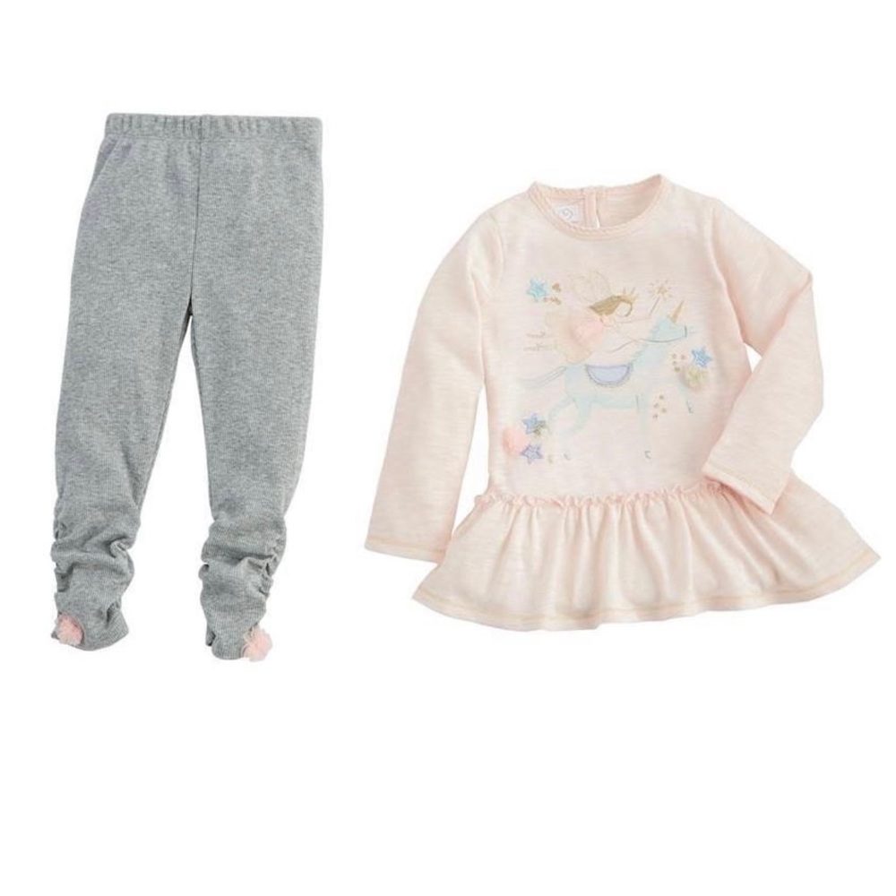 Mud Pie Fairy & Unicorn Tunic w/ Leggings